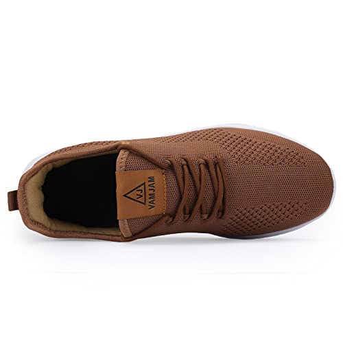 Image of VAMJAM Men's Running Shoes Ultra Lightweight Breathable Walking Shoes Non Slip Athletic Fashion Sneakers Mesh Workout Casual Sports Shoes