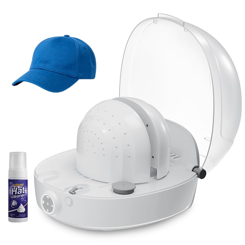 Hat Shaper Hat Steamer Hat Care Machine Automatic Cap Cleaner Ironing and Drying for Bucket Hat Baseball Cap