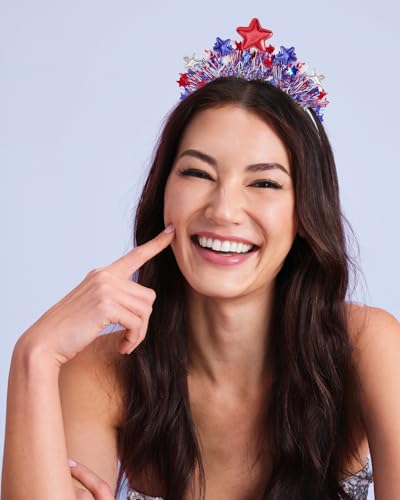 Xo, Fetti Happy Fourth Of July Star Headband | Usa Party Favors thumb #3