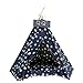 Pet namiot domu łóżko kot przenośny teepee z grubą poduszką i 6 kolorami dostępnymi dla psa szczeniaka wycieczka na zewnątrz kryty (Color : Star-W, Size : 60X60X70CM)
