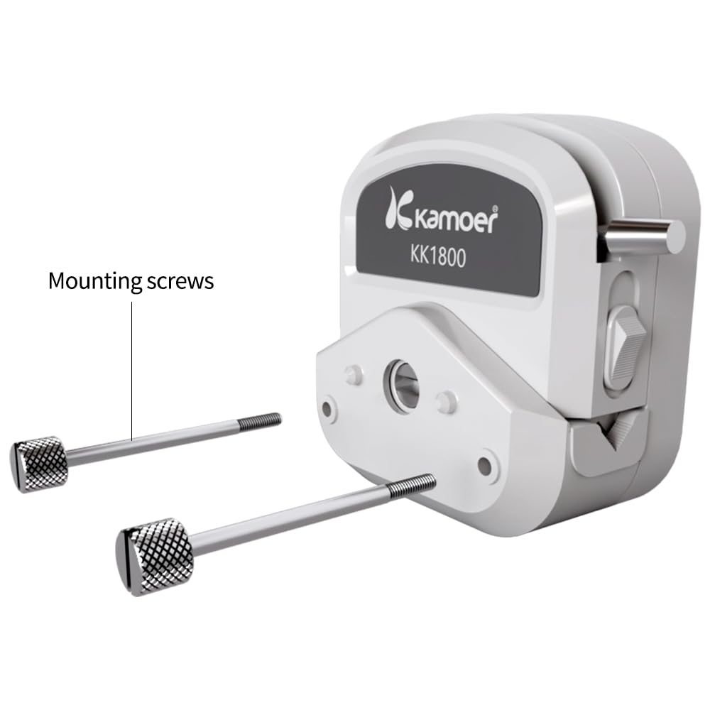 Kamoer Lab UIP WiFi V2 Dosierpumpe mit geschlossenem Regelkreis und hohem Durchfluss, Schrittmotor, 3 Rotoren, 0,1–1500 ml/min, 100–240 V, WiFi nur für Upgrade, RS485, analog, Fußschalter, Touchscreen
