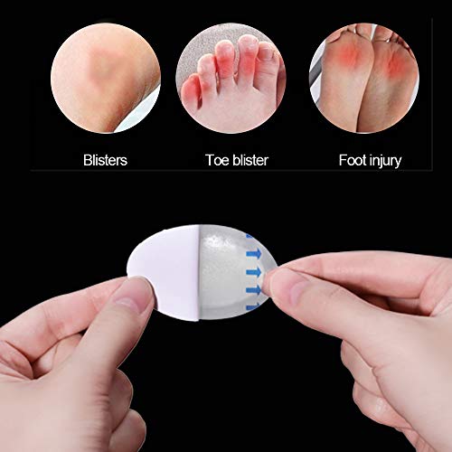 Blister Bandages, Blister Pads (15Pcs) Gel Blister Cushions, Blister Pads, Hydrocolloid Seal Adhesive Bandages For Fingers, Toes, Heel Blister Prevention, Waterproof, Ultra-Thin #TOP5