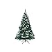 Produktbild TopVita Künstlicher Weihnachtsbaum hochwertiger Tannenbaum Christbaum, mit Metallständer Material PVC, 180 cm Weihnachtsbaum mit Schnee-Effekt Mehrfarbig, Innen und Außenbereich