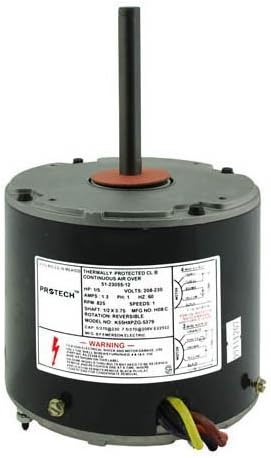 K55HXPZG-5379 - OEM Upgraded Emerson Condenser Fan Motor 1/5 HP 208-230 Volts 825 RMP