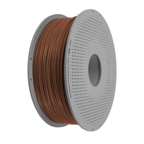 Image of 3IDEA Bambu Lab PLA Metal 3D Printing Filament - Copper Brown Metallic, Reusable Spool 1KG