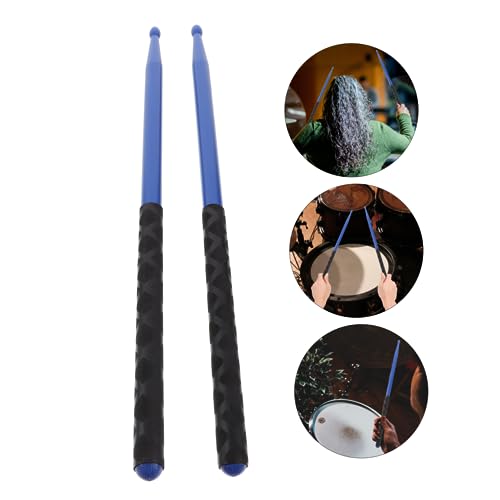 Baquetas Nylon 5A con Mango Antideslizante Azul 3 Pares miniatura 3