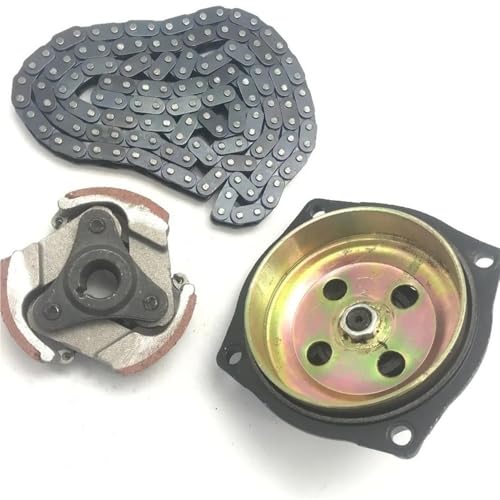 Kit de chaîne de tampon d'embrayage de tambour de boîte de vitesses pour Pocket Bike 47cc 49cc
