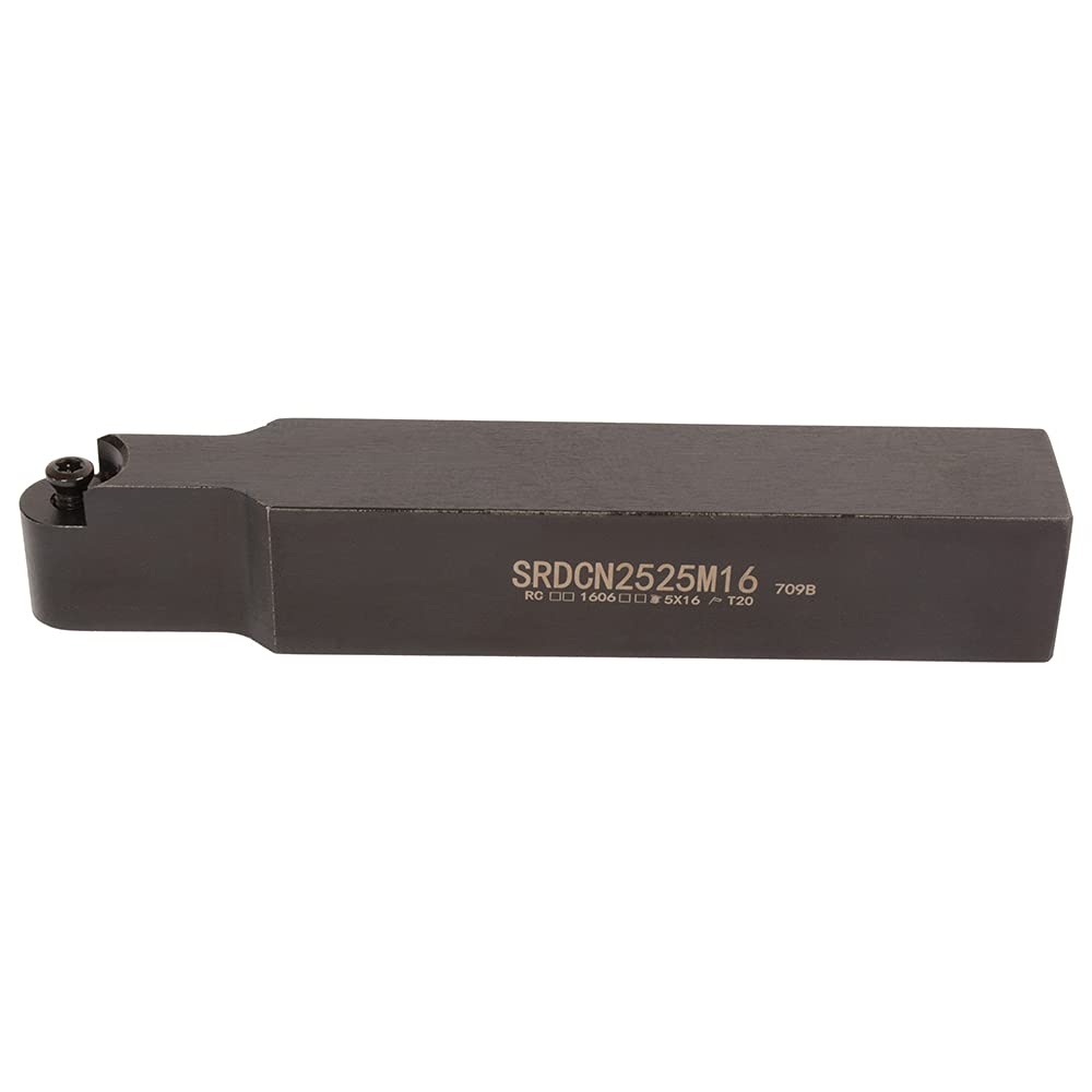 1" SRDCN 2525M16 Lathe Turning Holders 45° Lathe Turning & Profiling Tool Holder for Round Carbide Inserts RCMT16 R8 (SRDCN2525M16)