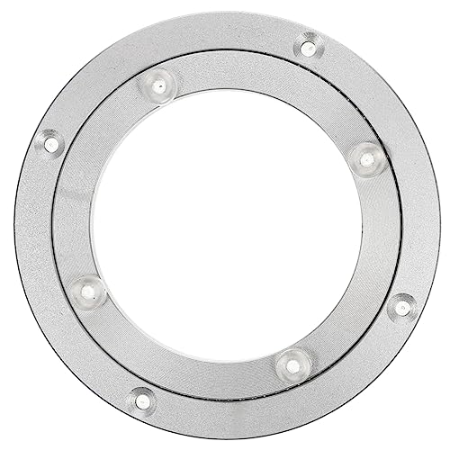 Garneck Dining Table Bearing Heavy Duty Round Turntable Aluminum Alloy Swivel Base