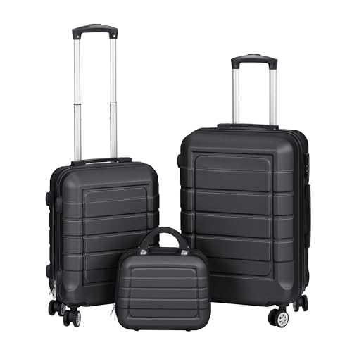 T-LOVENDO.ES Juego o Set de 3 Maletas de Viaje - 4...