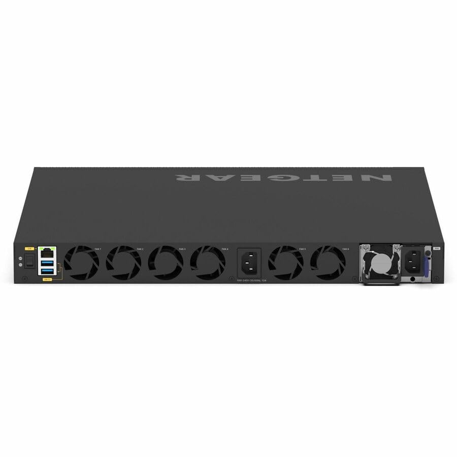 Image of NETGEAR M4350 Series M4350-16V4C 20 Port Switch VSM4320C-100NES | 16x25G SFP28 + 4x40G /100G QSFP28 | L3 Stackable | Front to Back Airflow | Cloud Care's 3 Year Warranty SupportPlus Included