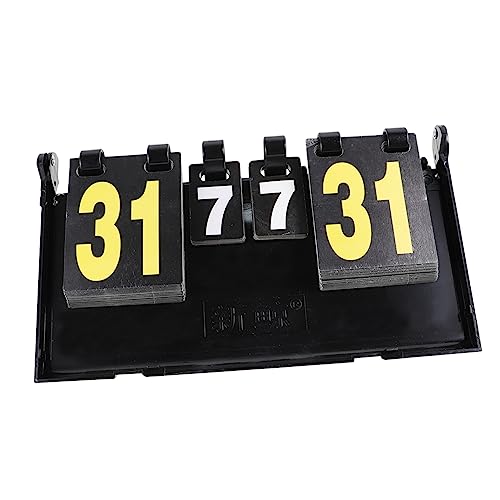 BESPORTBLE 4- Table Tennis Scoreboard Basketball Game Supplies Sporting Supplies Score Flipper Scoreboard Score