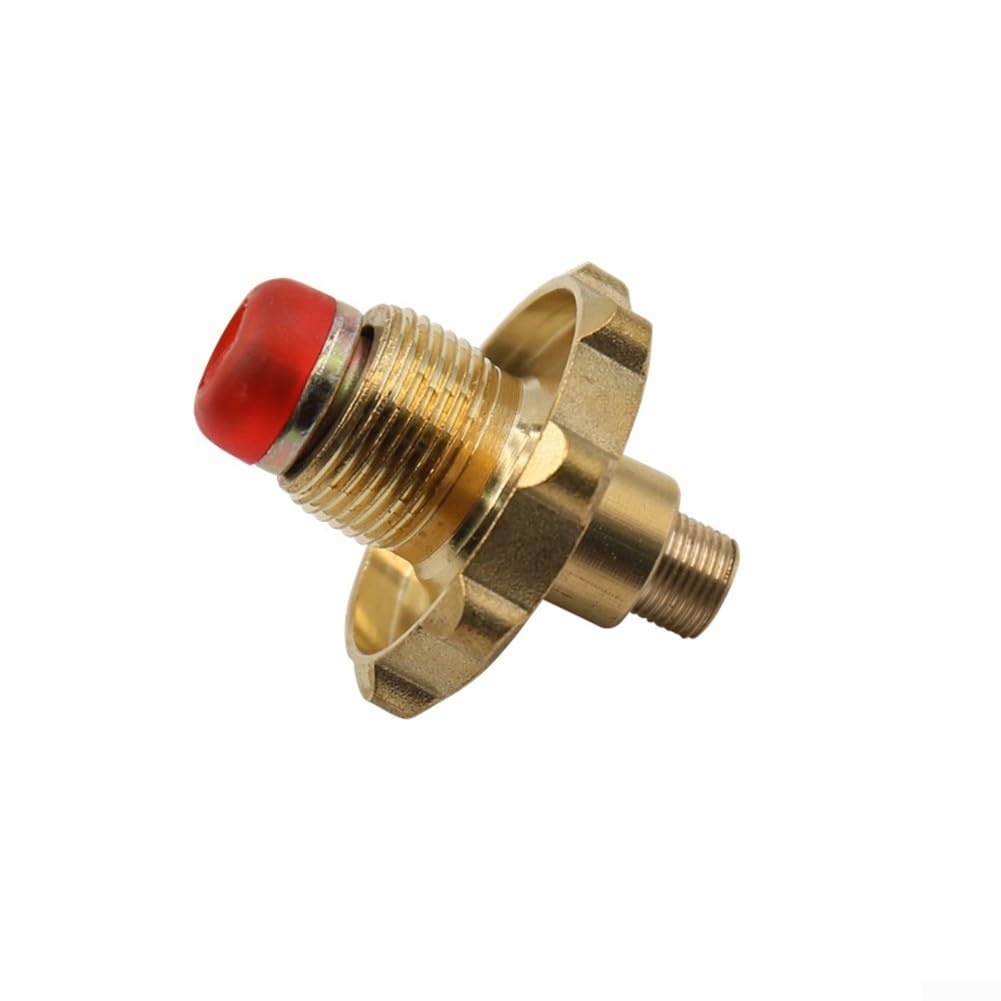 Gas Cylinder Adapter Cable Copper Stove Connector Copper Gas Adapter Cable for Outdoor Stove Heads Camping Gas Hose Adapter for Household Cylinders Compact Gas Cylinder Connector for BBQ Stoves(B)