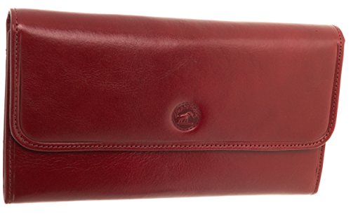 Compagnon portefeuille porte chéquier porte chéquier ELEPHANT D OR cuir 9,5 cm X 23 cm cartes et monnaie - Rouge Cover