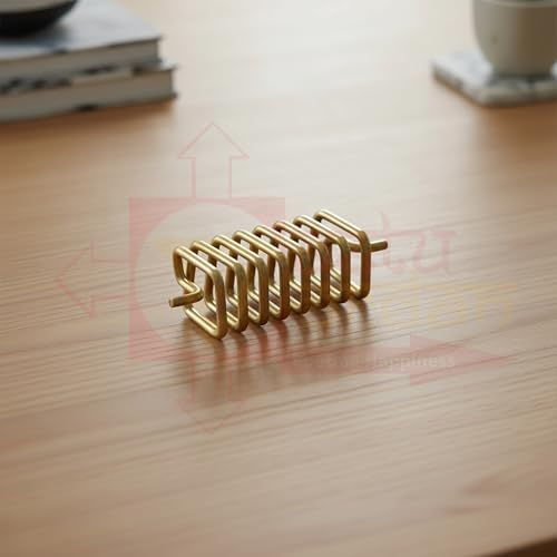 Image of Brass Spring (Set-9) || Anticlock Wise Spring || Vastu Spring Remedy || Vastu Remedy || Direction-South West ||