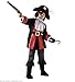 Widmann WDM38836 - Costume Per Bambini Pirata Capitan Uncino (128 cm/5-7 Anni ), Nero, XXS