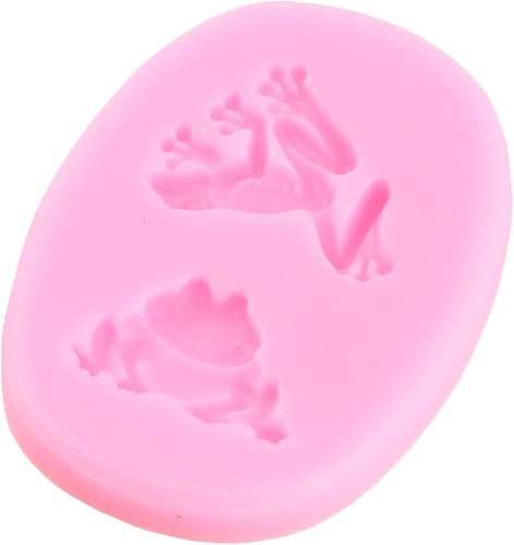 Miniatura 9 de Molde de silicona para fondant de rana para decoración de pasteles, decoración de cupcakes, caramelo y chocolate, polimero de arcilla y goma de
