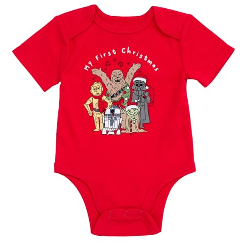 Image of STAR WARS Father's Day Christmas Baby Girls Bodysuit Newborn to Infant Sizes (Newborn - 24 Months)