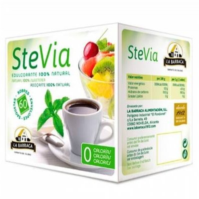 Edulcorantes La Barraca Estevia 60 Sobres