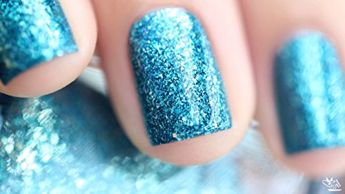 Image of ILNP Time In A Bottle - Vivid Blue Holographic Nail Polish