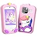 CHAKEYAKE Telefono per Bambini, Macchina Fotografica Bambini con 2,8" Tattile, Doppio Kamera, Lettore MP3, Scheda SD 32 GB, Regali di Natale e Compleanno per 3 4 5 6 7 8 9 10 Anni (Rosa)