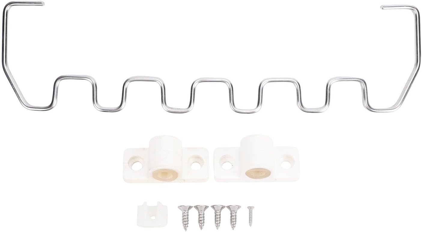 RV Stainless Steel Indoor Clothes Drying Rack Foldable Hanger Organizer 6 Slots Camping Travel