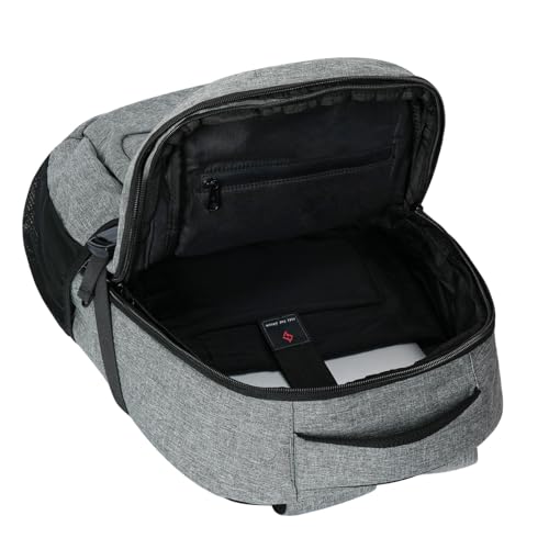 Image of Smell Proof Backpack with Lock Daypack Stash Bookbag with Combination Lock Travel Casual Daypacks Smell Proof Bags Black