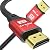 jojobnj 8K 48Gbps HDMI Cables 2.1 6FT 60HZ,4K 2.0@120Hz 18GBPS,High Speed HDMI Cord, Ultra HD,Ethernet Audio Return,Video 4K,1080p,3D,Arc, HDR Compatible with Xbox,PS5/PS4,HDTV,Laptop ect(Red)