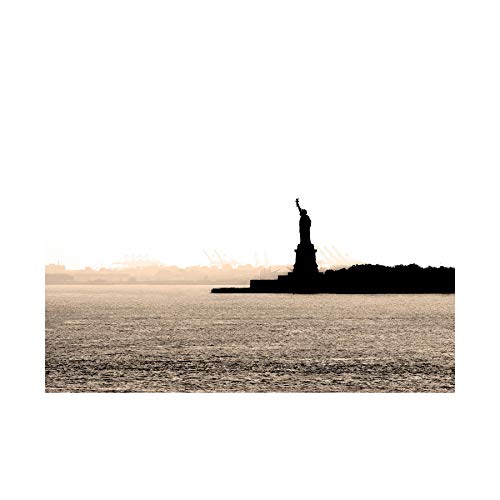 Wee Blue Coo New York Harbor Misty Morning Art Picture Wall Art Print