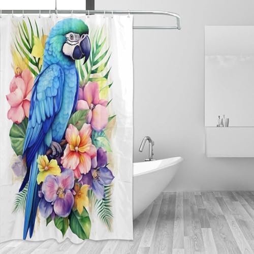Rideaux de douche imperméables lavables salle de bain 183x183 - 4