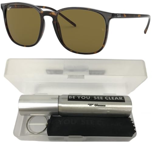 Ray-Ban RB4387F Sunglasses Bundle: RB 4387F 902/73 Tortoise Asian fit and Eyewear Cleaning Kit2