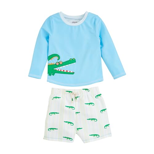 Mud Pie Boys' Standard Rash Guard Set