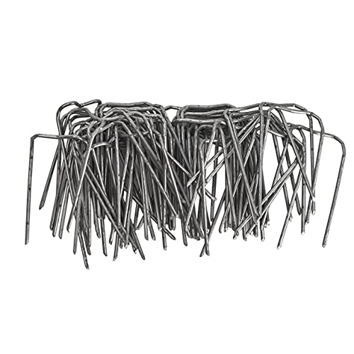 Patenthaften im Set - Verschiedene Größen - Krampen Kranznadeln Haften Steckklammern Patenthafte für Kränze Römerhaften für den Garten (17 x 35 mm 50 Stück)