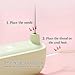 Upgraded 2 in 1 Needle Threaders Seam Ripper,Sewing Supplies,Multifunctional Sewing Tool, Quick Sewing Machine Loop Automatic Needle Threaders (Purple)