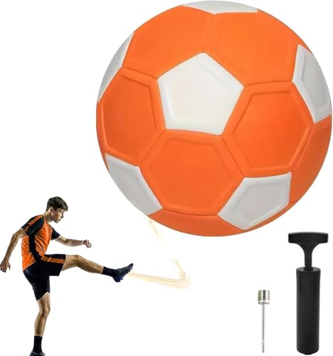 Curve Ball 20cmcurveball Ausgestattet Mit 1-Ballpumpe Curve Ball Fussball Flexibler Fussball Mit Wissenschaftlichem Design Sportball Für Fußballtraining und als Geschenk für Drinnen und Fremde