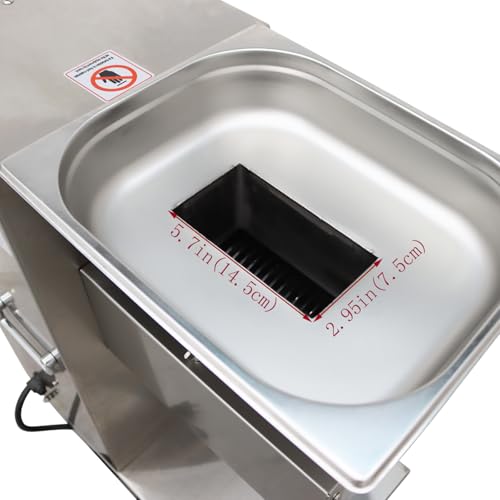 Cortadora de carne profesional acero inoxidable 110V 750W miniatura 7