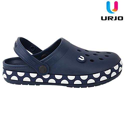 Image of URJO GEMS Kid's Clogs /Sandals with Adjustable Back Strap Ultra Soft & Flexibility Anti Skid Comfortable Waterproof Daily Mules Clogs /Sandals Boy's & Girl's