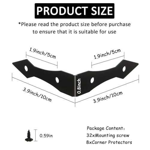 Supports d'angle pour meuble vintage pour réparer et décorer - 4