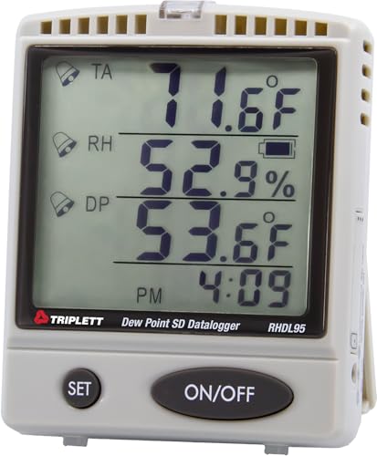 Image of Triplett RHDL95 Temperature /Humidity /Dew Point Indoor Air Quality Monitor with SD Card Datalogger