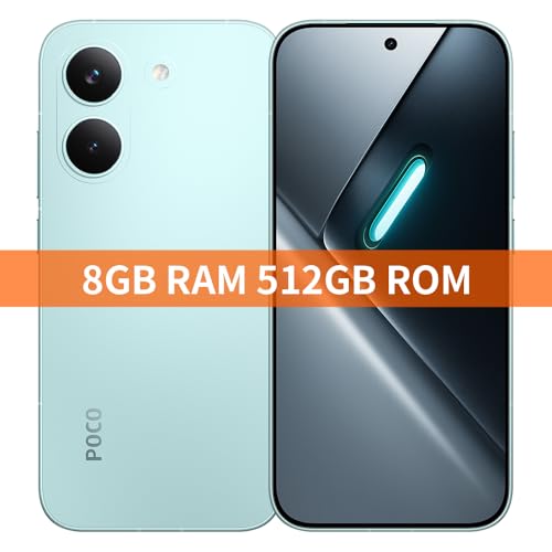 XIAOMI Poco X8 Pro 5G Smartphone, 8 + 512 GB, Android 16, Grün, Mediatek Dimensity 8500 Ultra, Ultra-helles AMOLED-Display, 6500 mAh, 100 W, 50 MP, Sony IMX882, mit Ladegerät – Bild 4