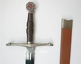 AIT Collectibles S0108 Kingdom of Heaven Crusader BALIAN of IBELIN Sword Cross Snake Heads W/Brown S