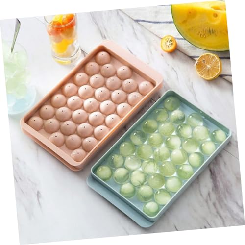 Molde para bolas de hielo con tapa NUOBESTY 4 piezas miniatura 4