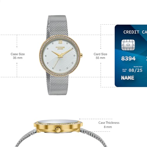 Image of Sonata Poze 9 with Quartz Analog Watch for Women