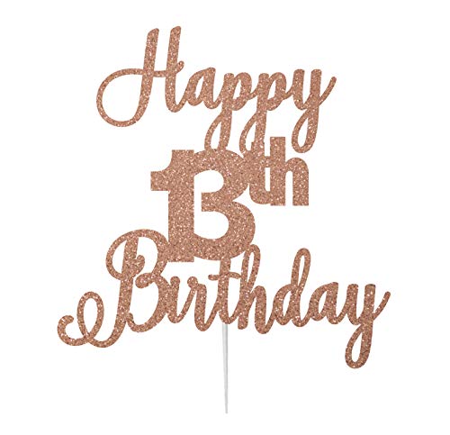 LissieLou - Topper per torta per 13° compleanno