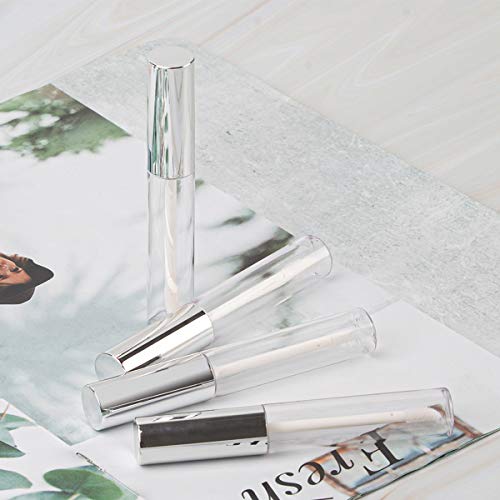 Tubos vacíos de brillo de labios de 10ml con embudo para rellenar maquillaje líquido 2