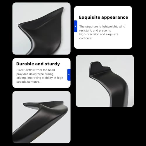 Petit spoiler moto YZF R6 2017-2022 aileron fixe discret