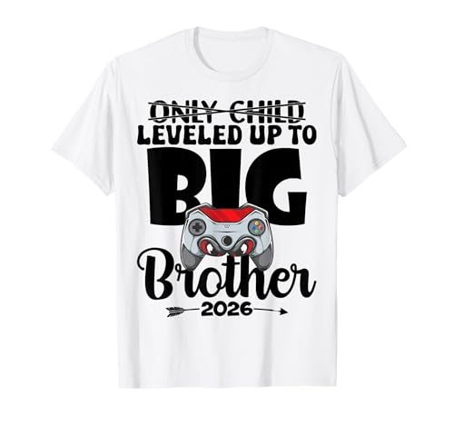 Only Child Leveled Up To Big Brother 2026 Announcement T-Shirt