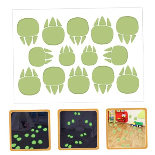Vinilos decorativos de dinosaurios luminosos 2 hojas 20x30cm miniatura 7