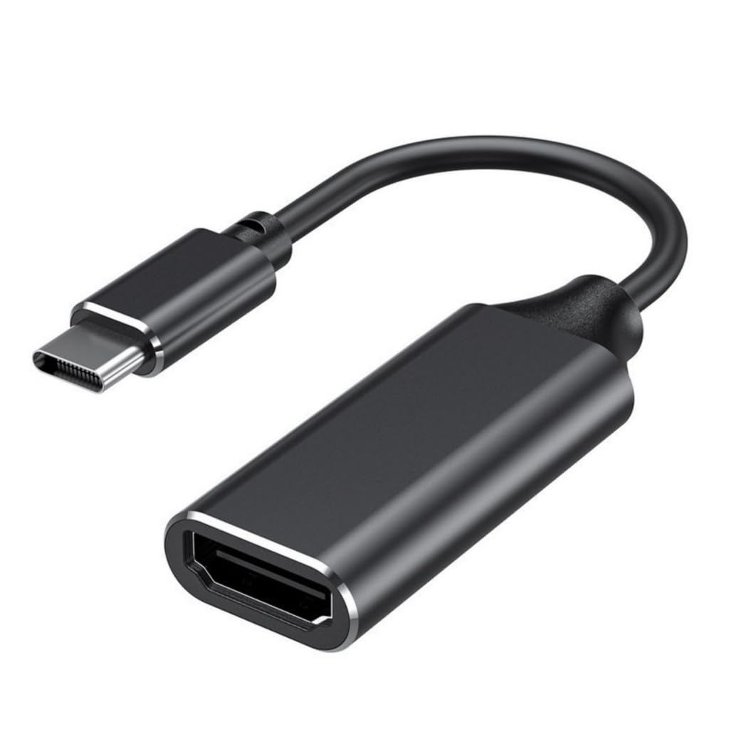 Elnwnnkc USB C to HDMIs Adapter Converters 4K Display USB C Adapter for Laptop Smartphone 3840x2160