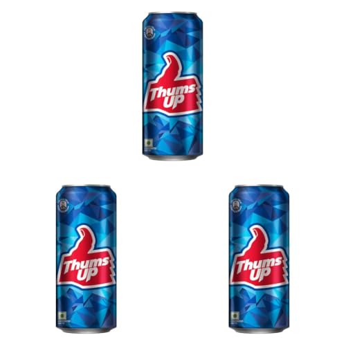 Image of Thums Up Soft Drink Can, 300 ml (Pack of 3)